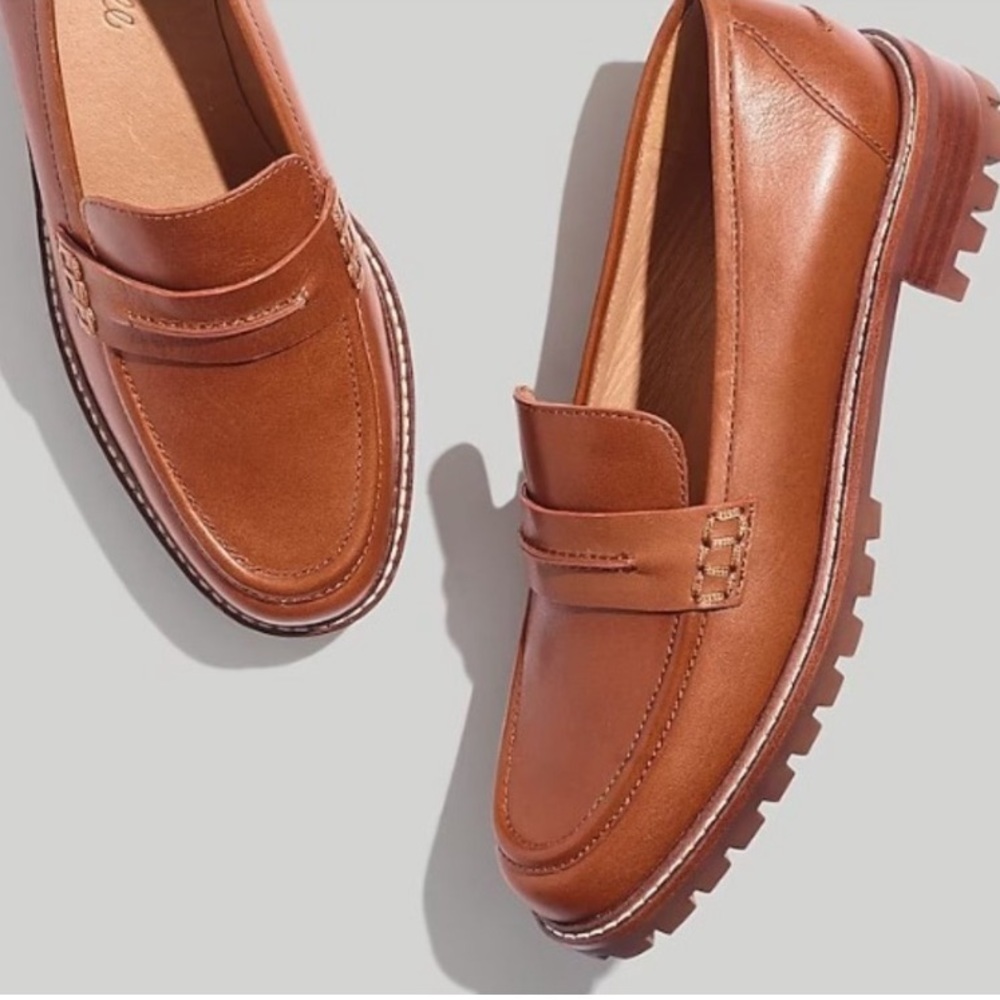Madewell Brown Leather Loafers